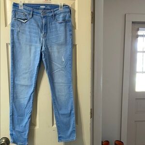 Old Navy Light Blue ROCKSTAR High Rise Super Skinny Jeans